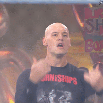 Bald Man In Urnships Shirt GIF