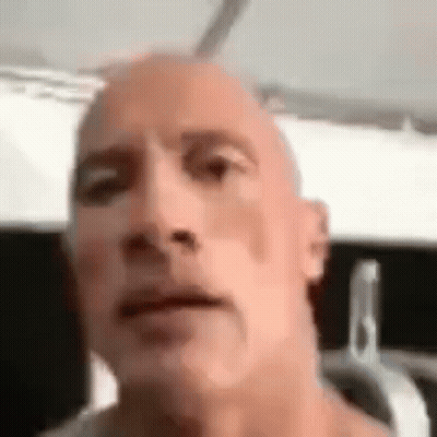 Bald Man In White Shirt GIF