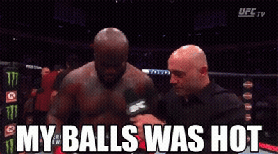 Bald Man Interviewed By UFC Reporter GIF