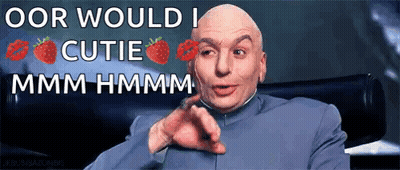 Bald Man Pointing At Camera Saying Oor Would I Cutie Mmmm Hmmmm GIF
