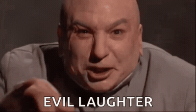 Bald Man Pointing Evil Laughter GIF