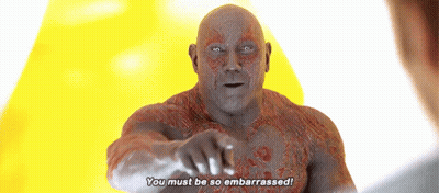 Bald Man Pointing Saying You Must Be So Embarrassed GIF