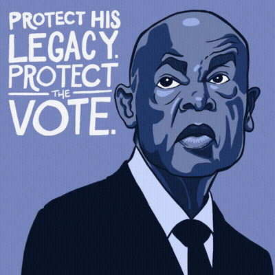 Bald Man Protect His Legacy Protect The Vote GIF