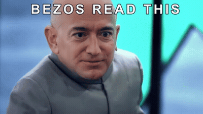 Bald Man Saying Bezos Read This GIF