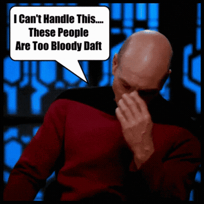 Bald Man Saying I Can't Handle This GIF