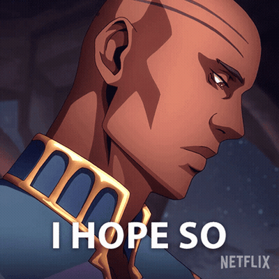 Bald Man Saying I Hope So Netflix GIF
