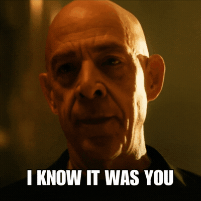 Bald Man Saying I Know It Was You GIF