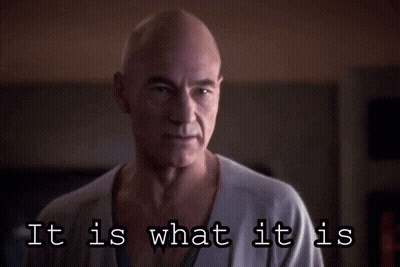 Bald Man Saying It Is What It Is GIF