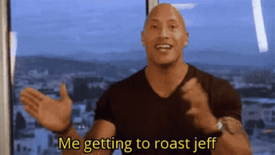 Bald Man Saying Me Getting To Roast Jeff GIF