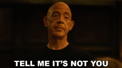 Bald Man Saying Tell Me It's Not You GIF