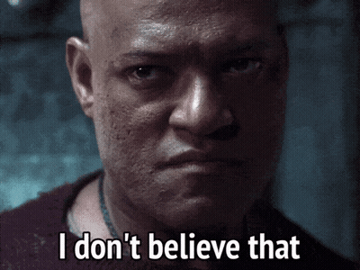 Bald Man Says I Don't Believe That GIF