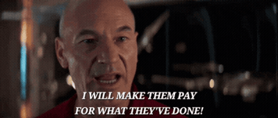 Bald Man Says I Will Make Them Pay For What They've Done GIF