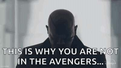 Bald Man Says This Is Why You Are Not In The Avengers GIF