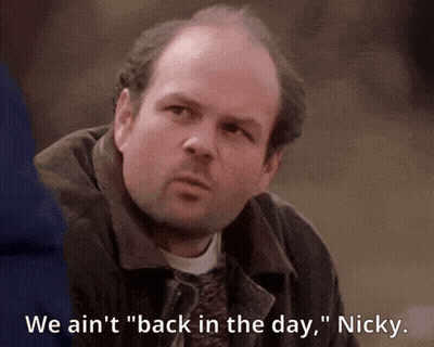 Bald Man Says We Ain't Back In The Day Nicky GIF