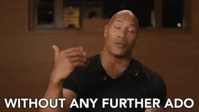 Bald Man Says Without Any Further Ado GIF