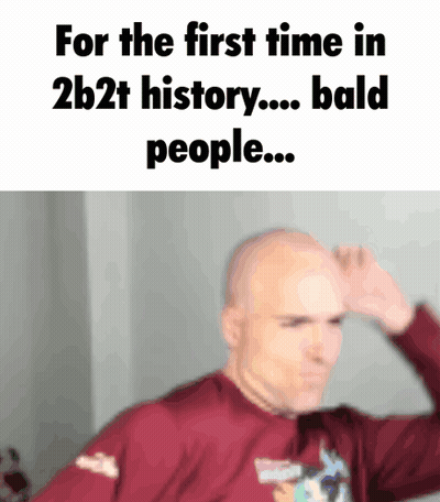 Bald Man Scratching Head First Time 2B2t History GIF