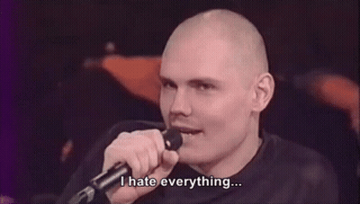 Bald Man Singing Into Microphone I Hate Everything GIF