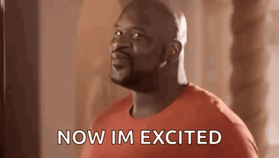 Bald Man Standing In Front Of Punching Bag Saying Now Im Excited GIF
