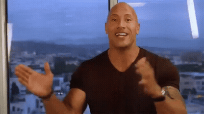 Bald Man Standing With Arms Out GIF
