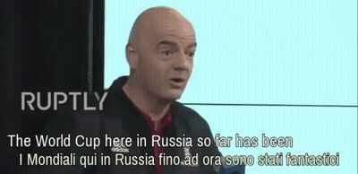 Bald Man Talking About World Cup Russia GIF