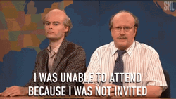 Bald Man Unable Attend Invitation GIF