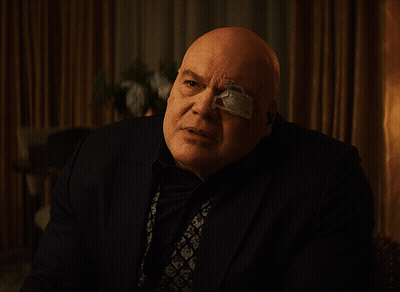 Bald Man With Bandage Asking Who's The Monster GIF