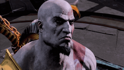 Bald Man With Beard And Cross On Forehead GIF