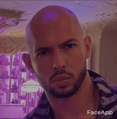 Bald Man With Beard Andrew Ate GIF