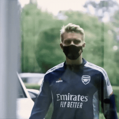 Bald Man With Beard In Black Nike Chelsea Shirt GIF