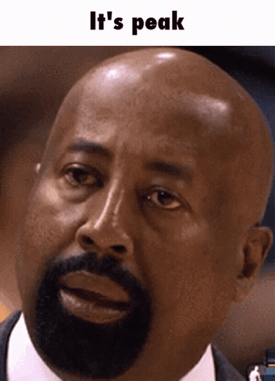 Bald Man With Beard It's Peak GIF