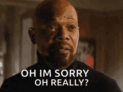 Bald Man With Beard Making Funny Face GIF