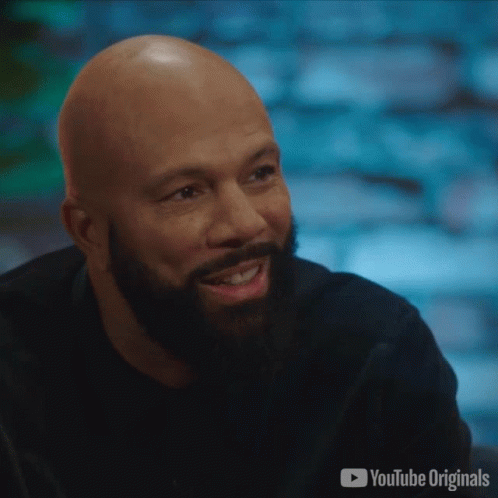 Bald Man With Beard Smiling YouTube Originals GIF