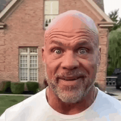 Bald Man With Beard Surprised GIF