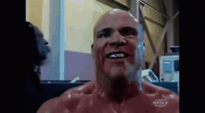 Bald Man With Braces Smiling At Spike Ad GIF
