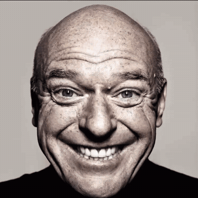 Bald Man With Freckles Smiling GIF