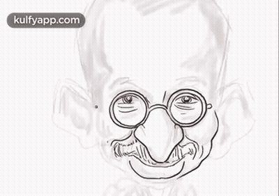 Bald Man With Glasses And Large Head GIF