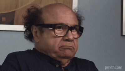 Bald Man With Glasses Making Funny Face GIF