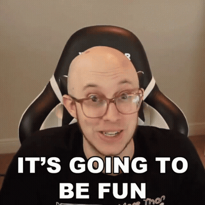 Bald Man With Glasses Saying It's Going To Be Fun GIF