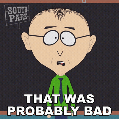 Bald Man With Glasses Saying Probably Bad GIF