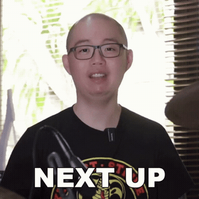 Bald Man With Glasses Says Next Up GIF