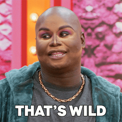 Bald Man With Gold Chain Says That's Wild GIF