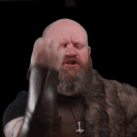 Bald Man With Long Beard Hell Yes GIF