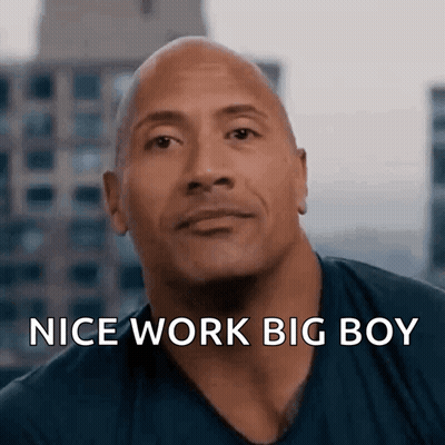 Bald Man With Nice Work Big Boy GIF