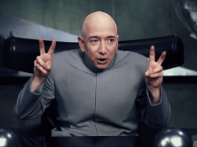 Bald Man With Peace Sign Both Hands GIF