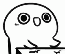 Bald Sticker Hyperventilating GIF