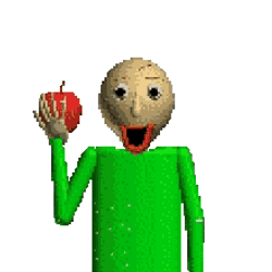 Baldi Basics Shaking Red Apple GIF