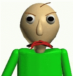 Baldi Basics Slowly Smiling GIF