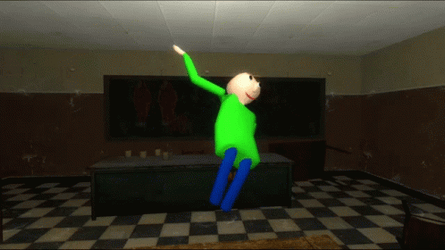 Baldi Crazy Dancing GIF