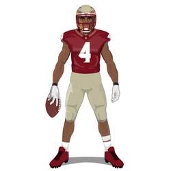 Ball Drop Cartoon Keon Coleman GIF