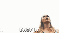 Ball Drop Sassy Lady Drop It GIF